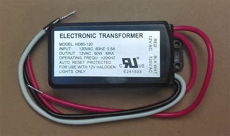 120vac to 12vac lighting transformer.